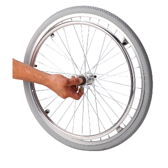 RUEDA CON CUBIERTA NEUMATICA DE 55 CM CON DESACOPLE RAPIDO PARA: A581. (*)