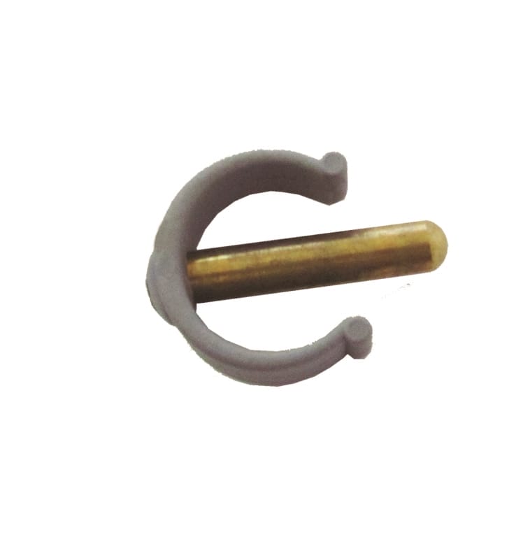 TRABA PLASTICA CON PERNO METALICO LARGO PARA TRAVESAÑO DE C572P (*)