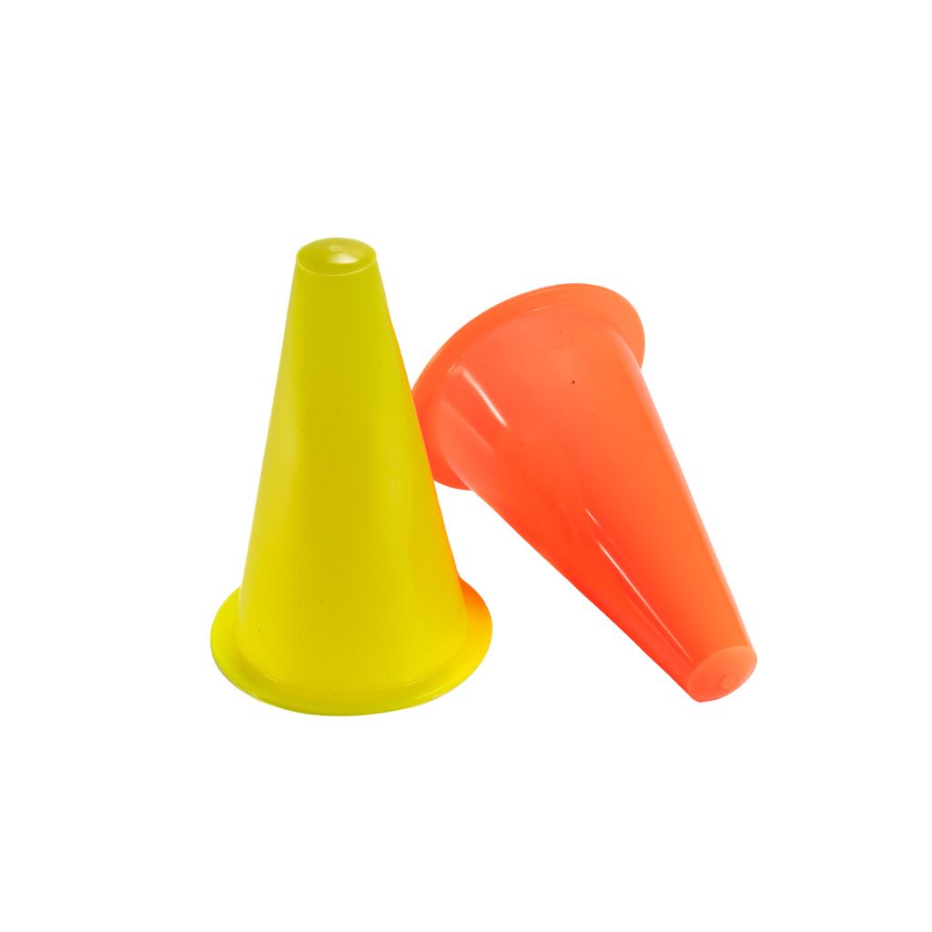CONO DE 20 CM RIGIDO FLUO (AMARILLO) (*)