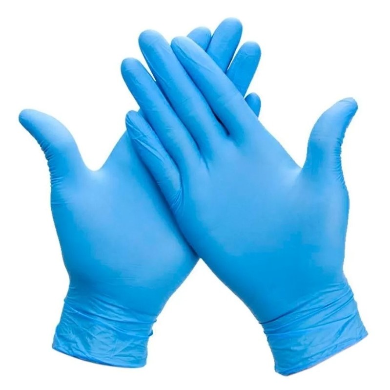 GUANTE DE NITRILO GRANDE (AZUL)