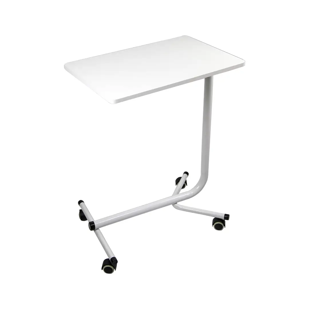 MESA SANATORIAL DE MADERA PINTADA REBATIBLE