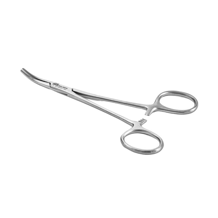 PINZA HALSTEAD DE 18 CM SIN DIENTE CURVA
