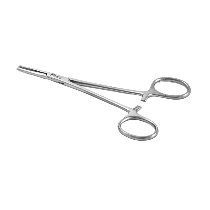 PINZA HALSTEAD DE 14 CM CON DIENTE RECTA