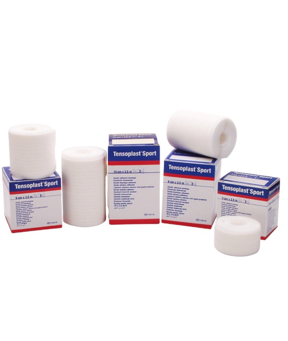 VENDA ELASTICA CON ADHESIVO TENSOPLAST SPORT