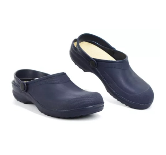 ZUECO CERRADO MARBELLA AZUL 35-36