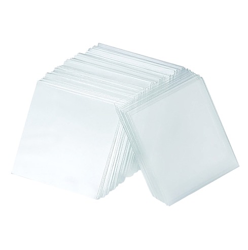 CUBREOBJETOS VIDRIO 24X24 MM (100 UNIDADES)