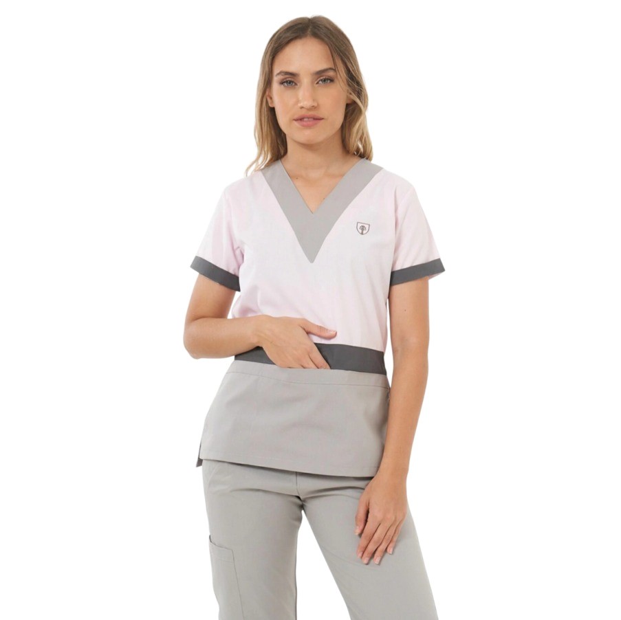 CHAQUETA MUJER TRICOLOR CENIZAS