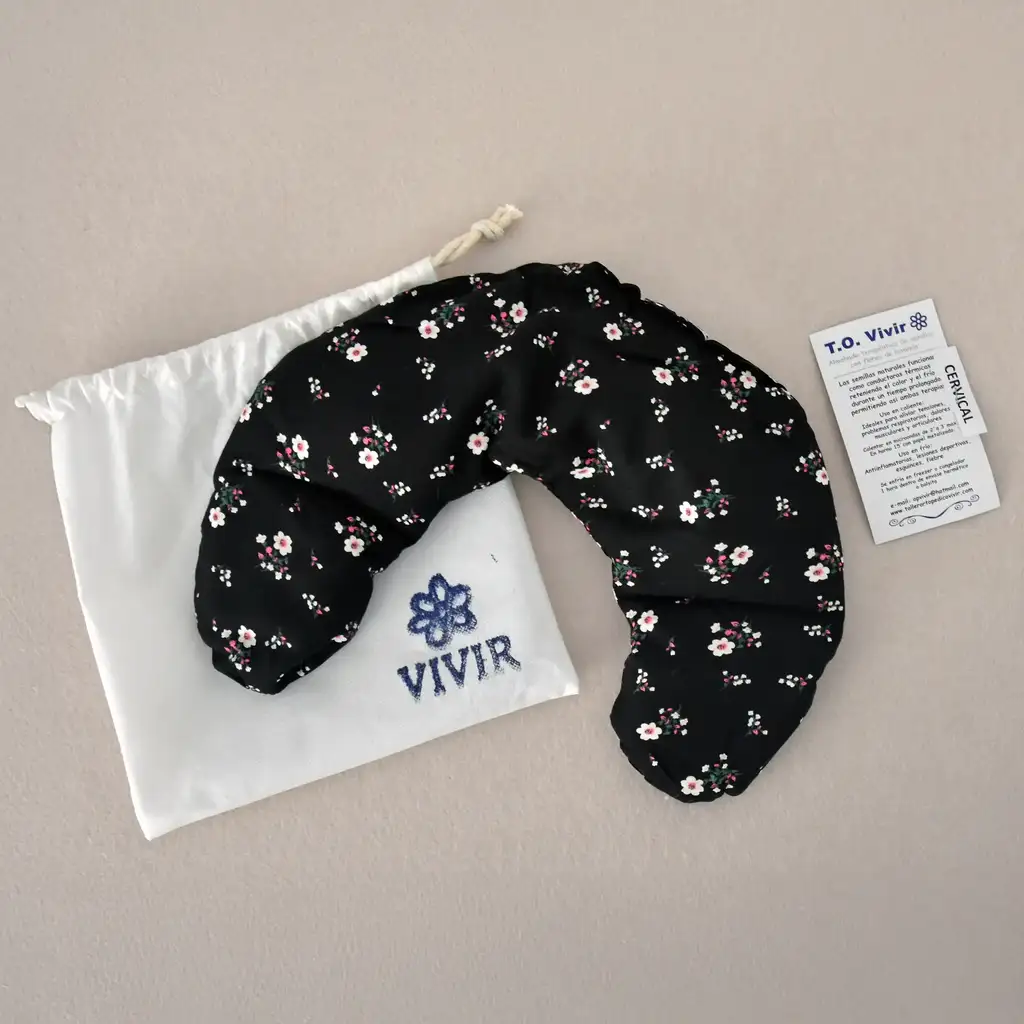 ALMOHADA TERAPEUTICA DE SEMILLAS CERVICAL