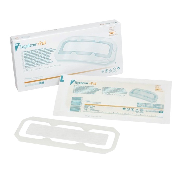 APOSITO TEGADERM PAD CON ALMOHADILLA 9X25 CM