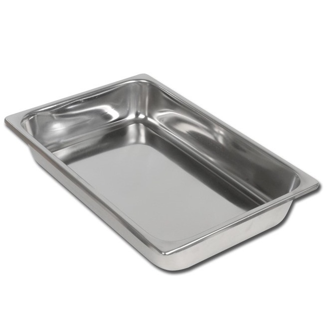 BANDEJA DE ACERO INOXIDABLE 29X20X4 CM (LISA)
