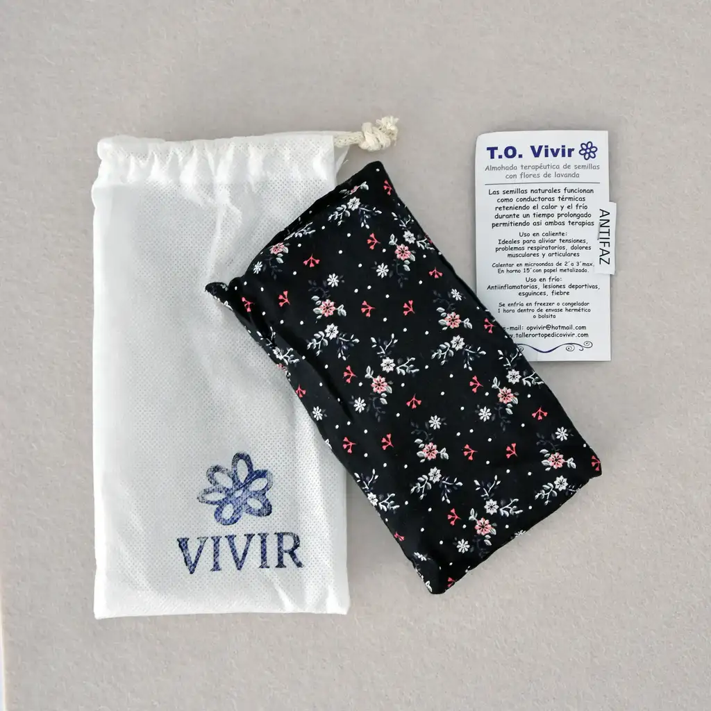 ALMOHADA TERAPEUTICA DE SEMILLAS ANTIFAZ