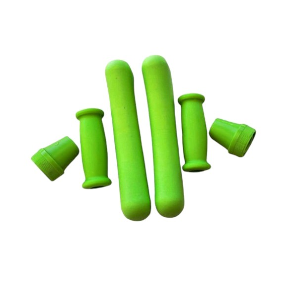 KIT AXILERA-PUÑO-REGATON PARA MULETAS DE ALUMINIO (VERDE)