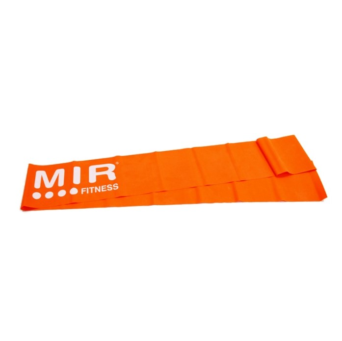 BANDA ELASTICA TIRABAND DE 2.00 MTS. INTENSIDAD BAJA (NARANJA)