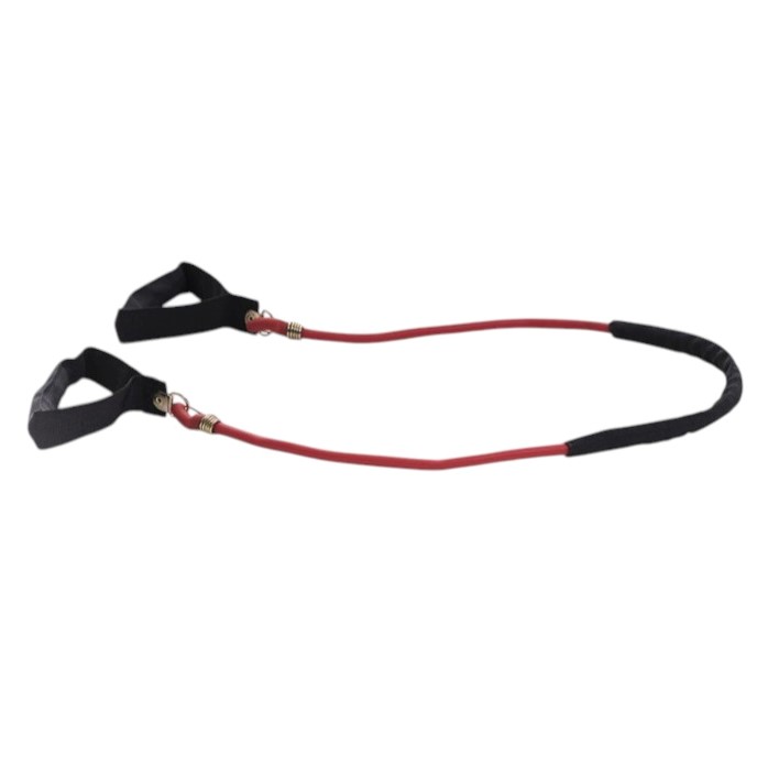 BANDA ELASTICA LARGA REFORZADA CON MANIJAS DE 1.20 MTS (ROJA) (*)