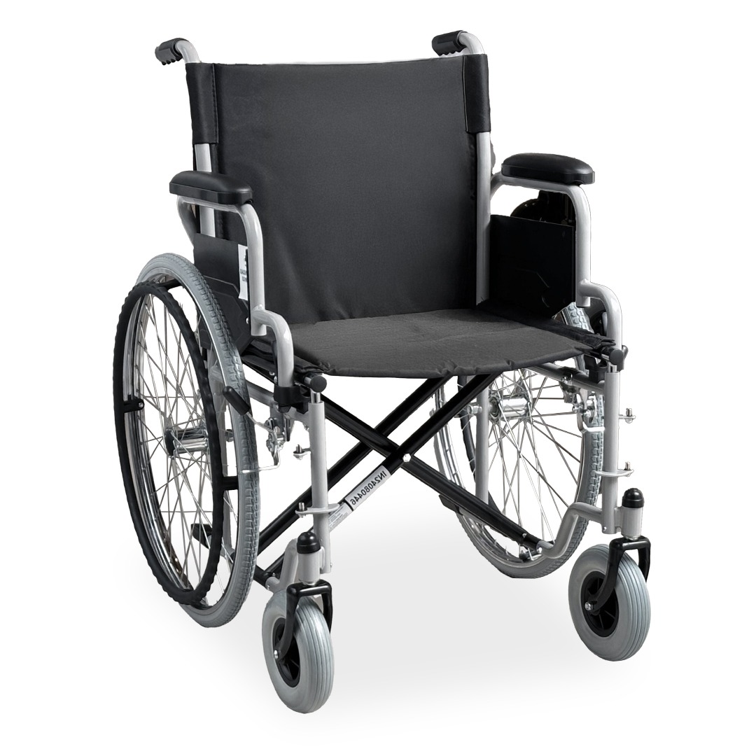 SILLA DE RUEDAS DESMONTABLE REFORZADA DE 51 CM