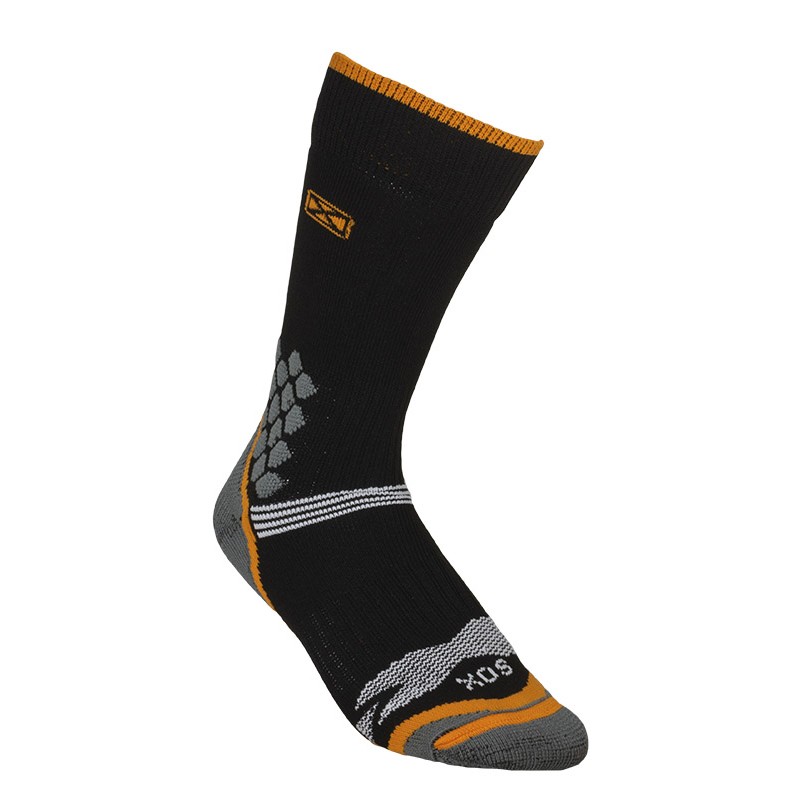 MEDIA PARA TREKKING NEGRO-GRIS-NARANJA (TE56A)