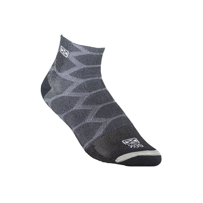 SOQUETES - DOBLE CAPA PARA RUNNING NEGRO-GRIS (TE137C)