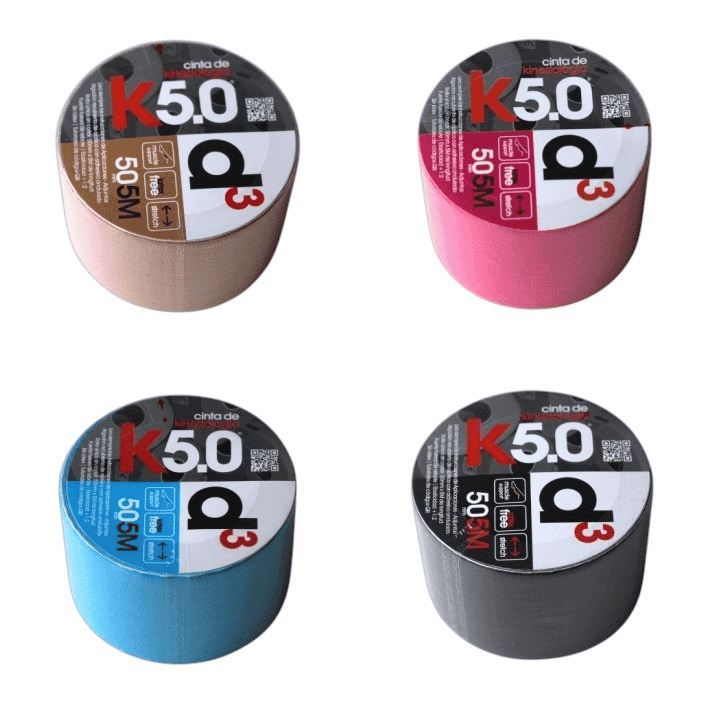 CINTA KINESIOLOGICA TAPING DE 5 CM X 5 MT.