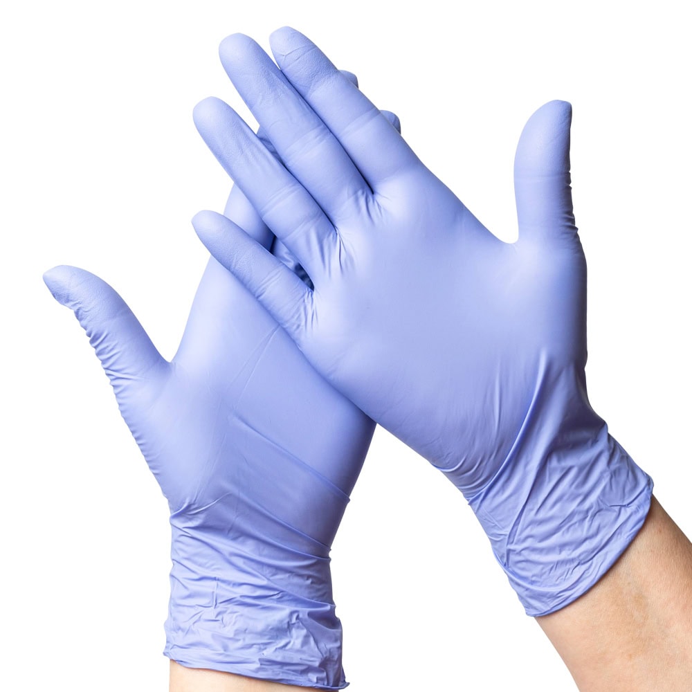 CAJA DE GUANTES DE NITRILO LAVANDA