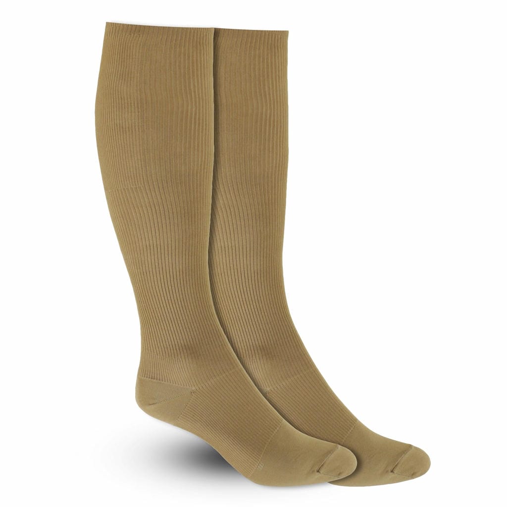 MEDIAS DE COMPRESION HOMBRE DE ALGODON (15-20) ALMENDRA