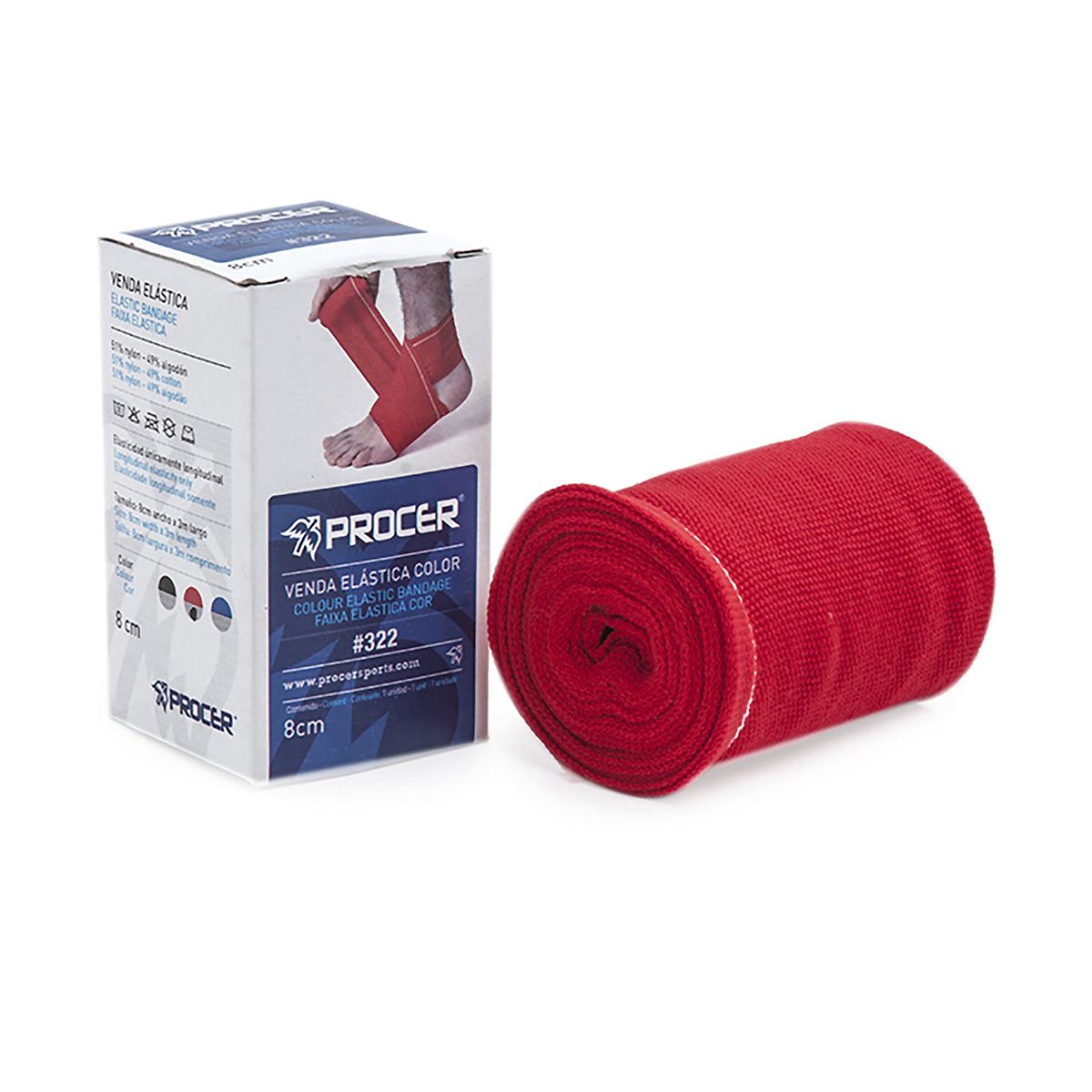 VENDA ELASTICA DEPORTIVA 08 CM - COLOR