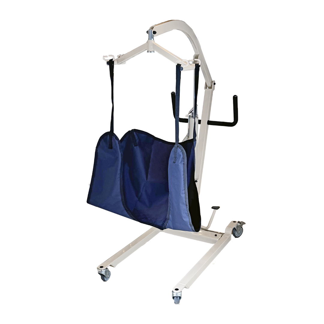 ELEVADOR DE PACIENTES HIDRAULICO CON ARNES PARA 100 KG (*)
