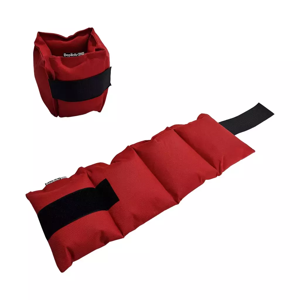 TOBILLERAS REFORZADAS DE 2.0 KG  (PAR)