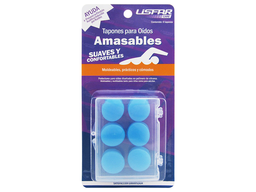 TAPON DE OIDO AMASABLE (3 PARES)