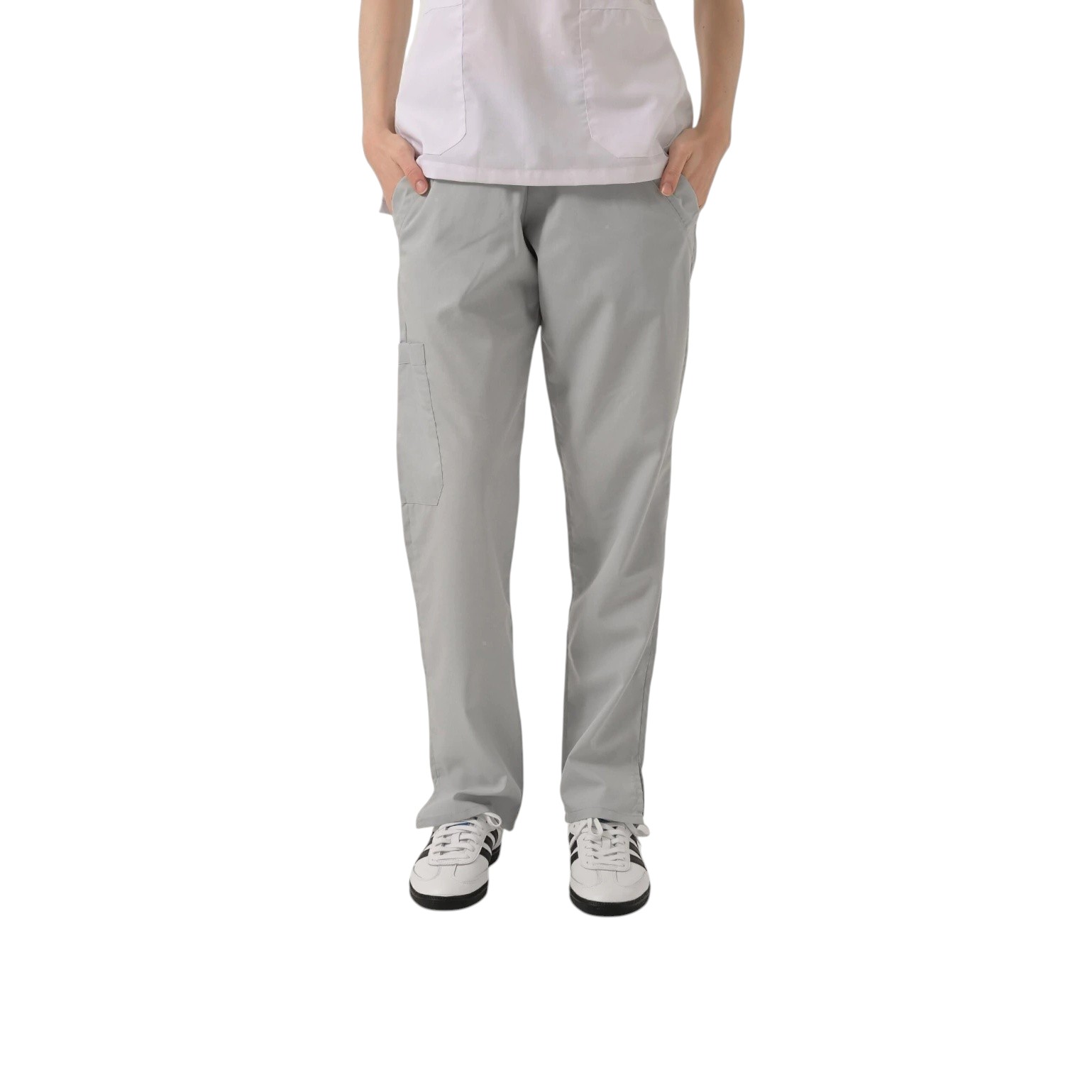 PANTALON MUJER GRIS PERLA