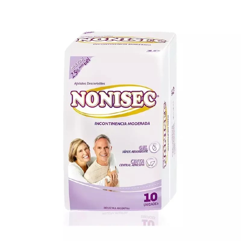 APOSITO INCONTINENCIA MODERADA (10 UNIDADES)