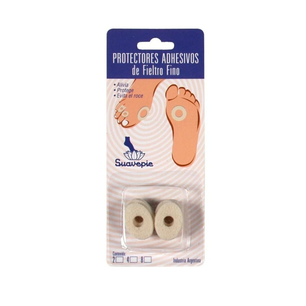 PROTECTOR FIELTRO FINO DE CALLOS OVAL (8 UNIDADES)