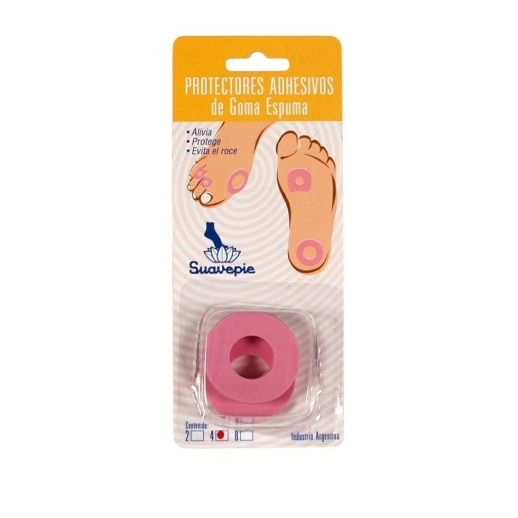 PROTECTOR GOMA DE CALLO PLANTAR (4 UNIDADES)