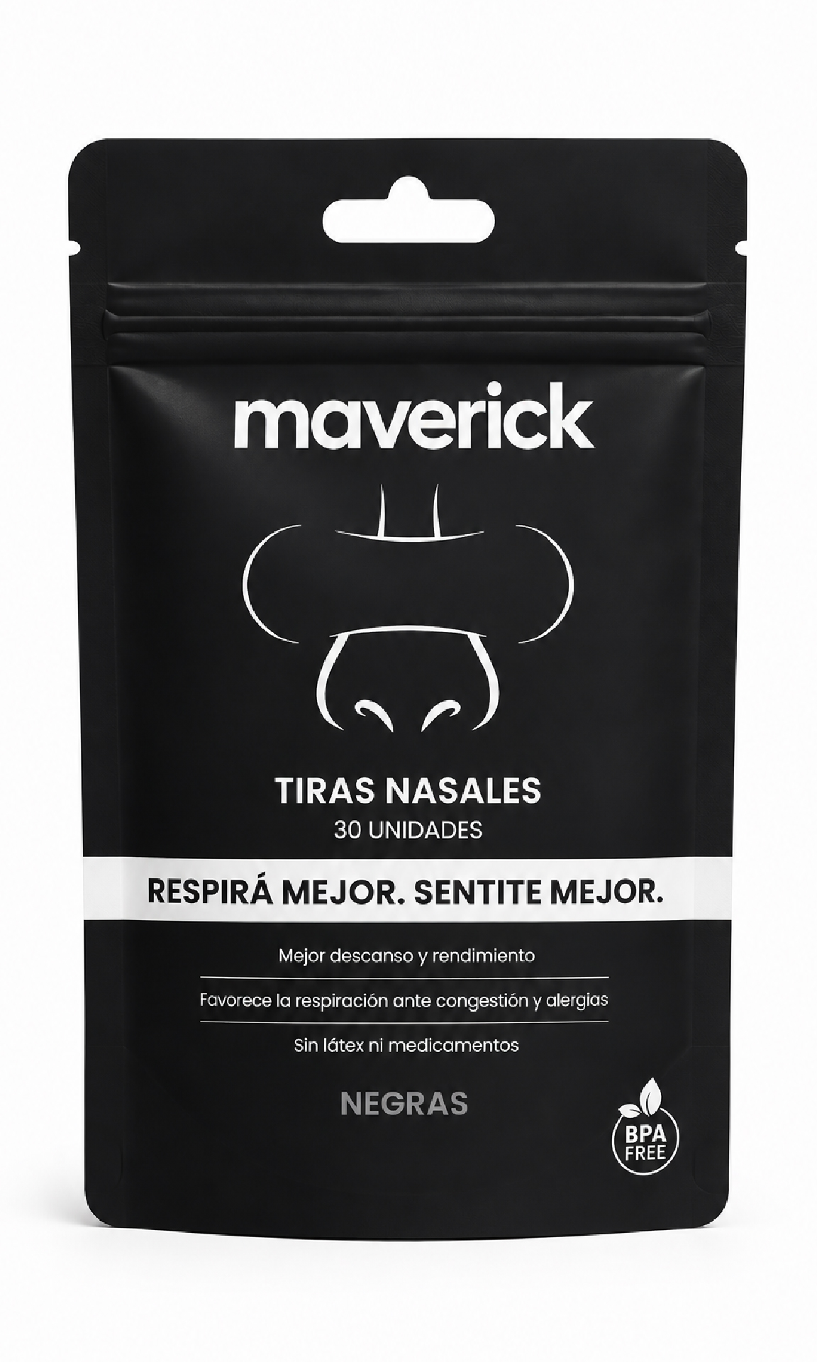 TIRAS NASALES ADHESIVAS NEGRAS