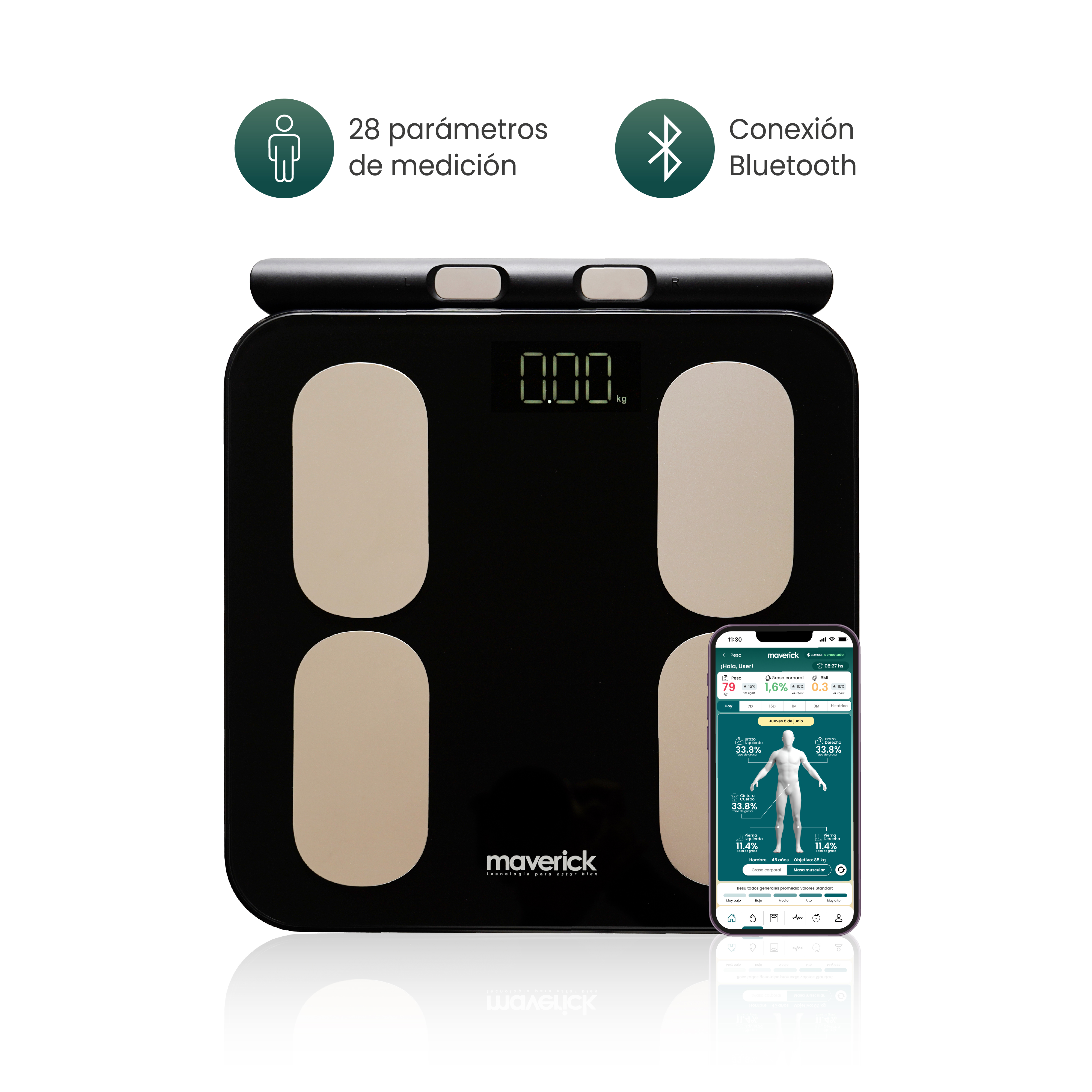 BALANZA DIGITAL PERSONAL SMARTSCALE