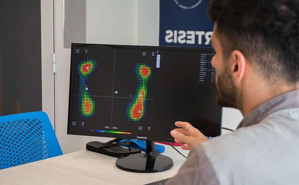 Estudio de pisada computarizado